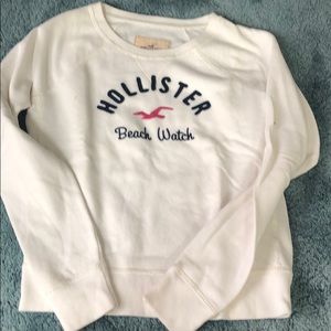 White Hollister Crew Neck